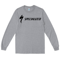 Heather Grey Specialized Bikes Bicycle Long Sleeve Tee - linhVisuals
