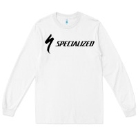 White Specialized Bikes Bicycle Long Sleeve Tee - linhVisuals