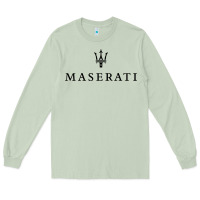 Matcha simple white trident symbol essential Long Sleeve Tee - linhVisuals