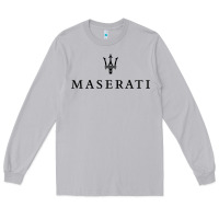 Simple White Trident Symbol Essential Long Sleeve Tee | Teevron