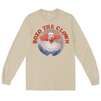 Mushroom bozo the clown vintage style faded design ,  bozo Long Sleeve Tee - linhVisuals