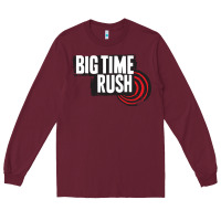 Burgundy #big #time #rush Long Sleeve Tee - linhVisuals