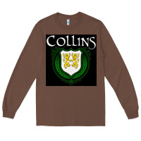 Chestnut collins family irish coat of arms Long Sleeve Tee - linhVisuals