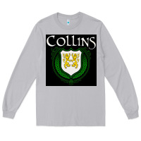 Moon Dust collins family irish coat of arms Long Sleeve Tee - linhVisuals