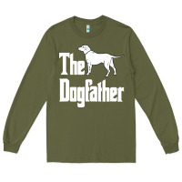 Army Green the dogfather Long Sleeve Tee - linhVisuals