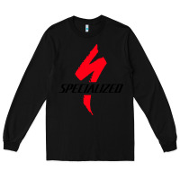 Black Specialized Bikes Bicycle Long Sleeve Tee - linhVisuals