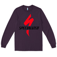 Plum Specialized Bikes Bicycle Long Sleeve Tee - linhVisuals