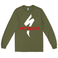 Army Green Specialized Bikes Bicycle Long Sleeve Tee - linhVisuals