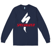 Navy Specialized Bikes Bicycle Long Sleeve Tee - linhVisuals