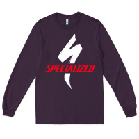 Plum Specialized Bikes Bicycle Long Sleeve Tee - linhVisuals