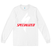 White Specialized Bikes Bicycle Long Sleeve Tee - linhVisuals