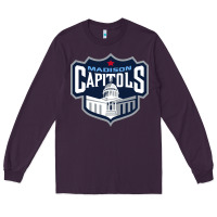 Plum madison capitols Long Sleeve Tee - linhVisuals