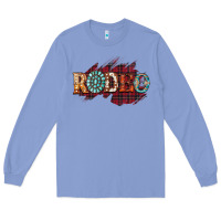 Colony Blue Rodeo Christmas Long Sleeve Tee - CowhideDigitalArt