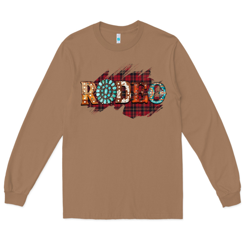 Rodeo Christmas Long Sleeve Tee by CowhideDigitalArt | Teevron
