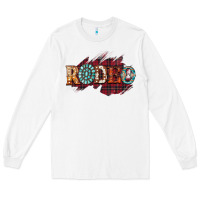 White Rodeo Christmas Long Sleeve Tee - CowhideDigitalArt