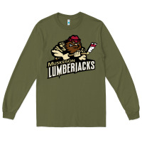 Army Green muskegon lumberjacks dc143c Long Sleeve Tee - linhVisuals