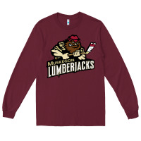 Burgundy muskegon lumberjacks dc143c Long Sleeve Tee - linhVisuals