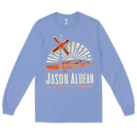 Colony Blue Jason Aldean Long Sleeve Tee - linhVisuals