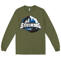 Army Green idaho steelheads mountain Long Sleeve Tee - linhVisuals