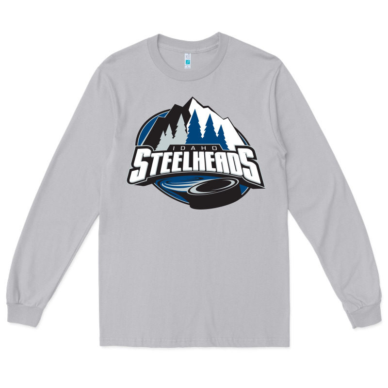 Idaho Steelheads Mountain Long Sleeve Tee by linhVisuals | Teevron