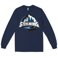Navy idaho steelheads mountain Long Sleeve Tee - linhVisuals
