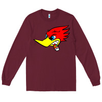 Burgundy woody woodpecker tshirt Long Sleeve Tee - linhVisuals