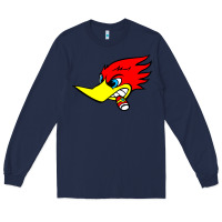 Navy woody woodpecker tshirt Long Sleeve Tee - linhVisuals