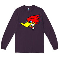 Plum woody woodpecker tshirt Long Sleeve Tee - linhVisuals