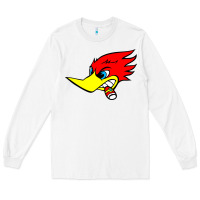 White woody woodpecker tshirt Long Sleeve Tee - linhVisuals