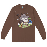 Chestnut totorooo tshirt Long Sleeve Tee - linhVisuals