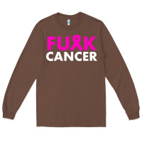 Chestnut fck cancer Long Sleeve Tee - linhVisuals