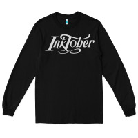 Black inktober t shirt Long Sleeve Tee - linhVisuals