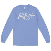 Colony Blue inktober t shirt Long Sleeve Tee - linhVisuals