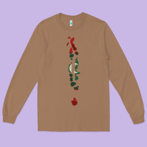 Maldives Map Flag Drawing Line Art Long Sleeve Tee Designed By Linhvisuals