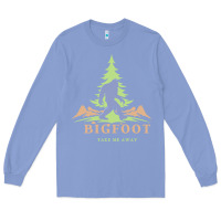 Colony Blue bigfoot t  shirt bigfoot take me away t  shirt Long Sleeve Tee - linhVisuals