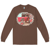 Chestnut tractor t  shirt tractor t  shirt Long Sleeve Tee - linhVisuals