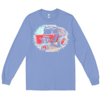 Colony Blue tractor t  shirt tractor t  shirt Long Sleeve Tee - linhVisuals