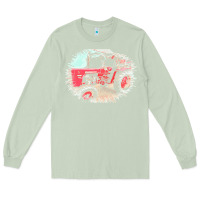 Matcha tractor t  shirt tractor t  shirt Long Sleeve Tee - linhVisuals