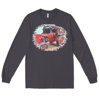 Smoke tractor t  shirt tractor t  shirt Long Sleeve Tee - linhVisuals