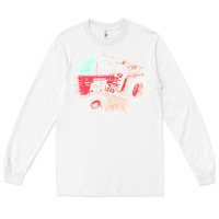 White tractor t  shirt tractor t  shirt Long Sleeve Tee - linhVisuals