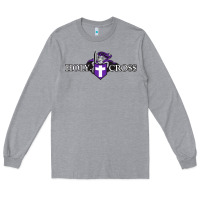 Heather Grey holy cross crusaders Long Sleeve Tee - linhVisuals