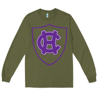 Army Green holy cross crusaders Long Sleeve Tee - linhVisuals