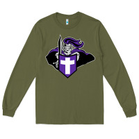 Army Green holy cross crusaders Long Sleeve Tee - linhVisuals