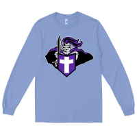 Colony Blue holy cross crusaders Long Sleeve Tee - linhVisuals