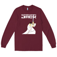 Burgundy samurai jack Long Sleeve Tee - linhVisuals