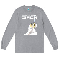 Heather Grey samurai jack Long Sleeve Tee - linhVisuals