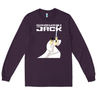 Plum samurai jack Long Sleeve Tee - linhVisuals