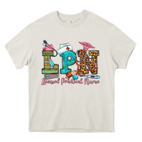 Cream licensed practical nurse Heavy Core Tee - OliviaCreatesArt