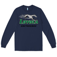 Navy loyola (md) greyhounds Long Sleeve Tee - linhVisuals