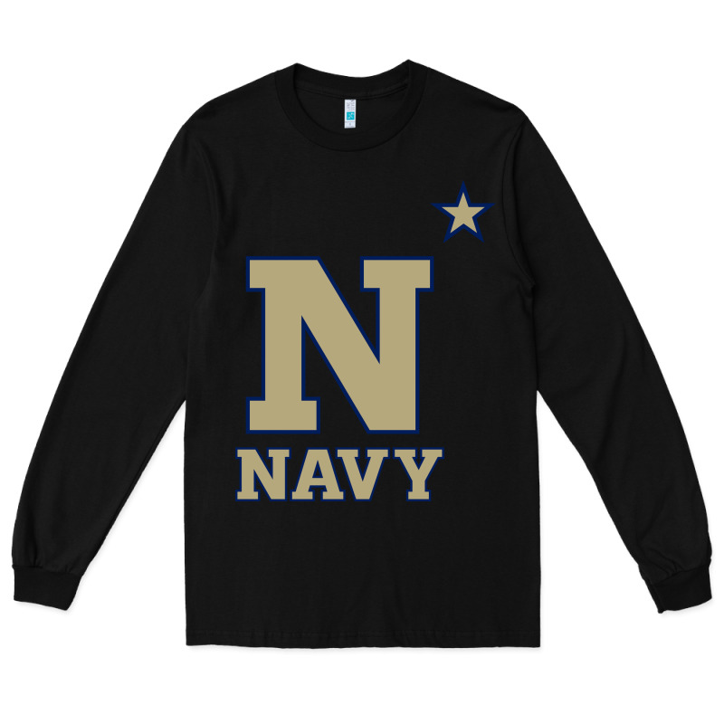Navy Midshipmen Long Sleeve Tee by linhVisuals | Teevron